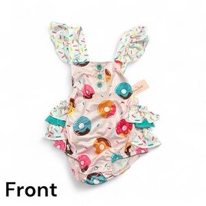 Sprinkle-Patterned Kids Bodysuit